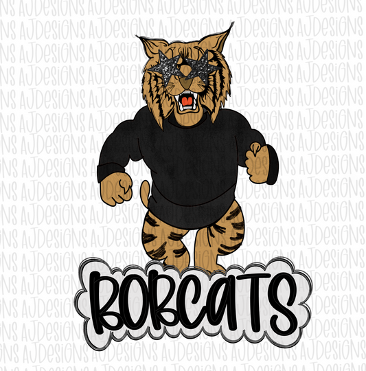 Bobcats Star Eyes Digital Download PNG