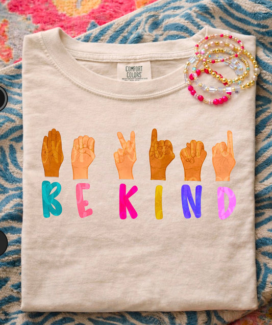 Be kind ASL PNG
