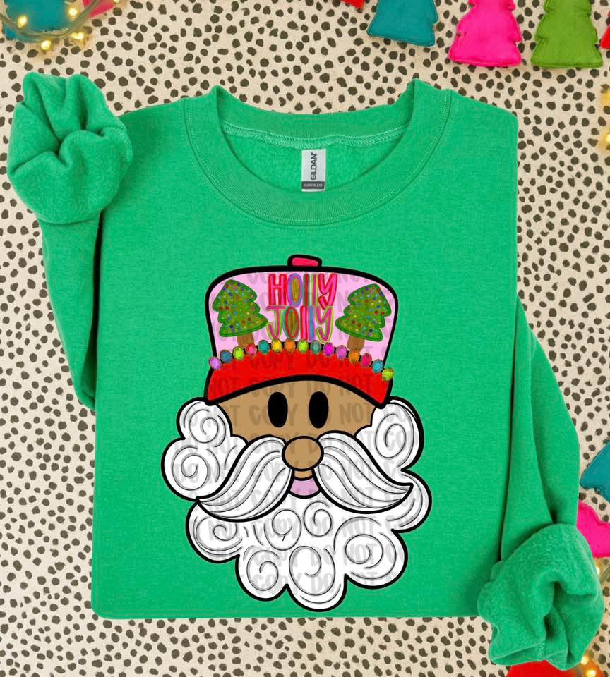 Holly Jolly 2 Skin Tones Included Digital Download PNG