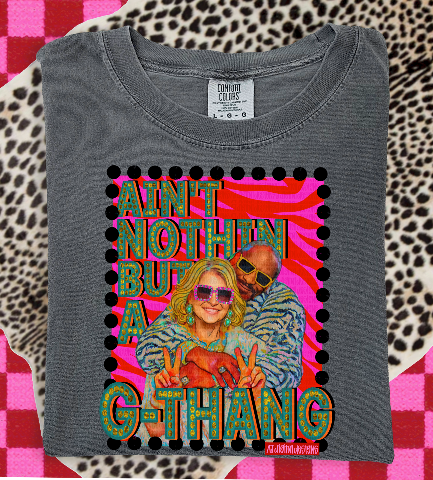 Ain’t nothin but a g thang distressed & regular png download