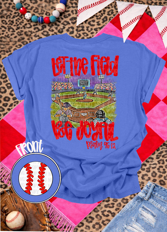 Let the field be joyful red png design