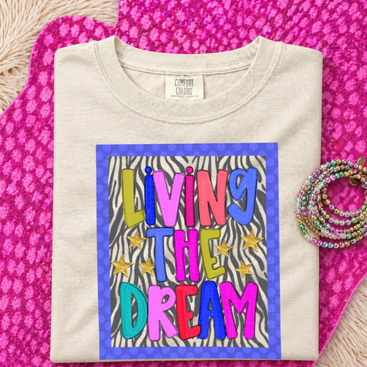Living the dream png digital download only
