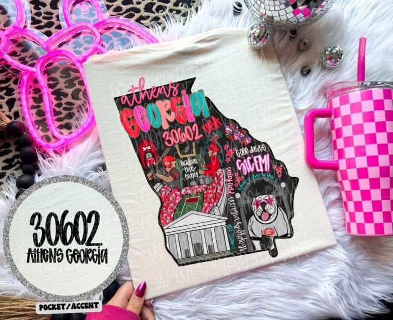 Georgia Preppy State Digital Download PNG