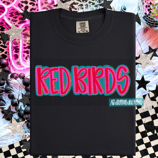 Redbirds Layered