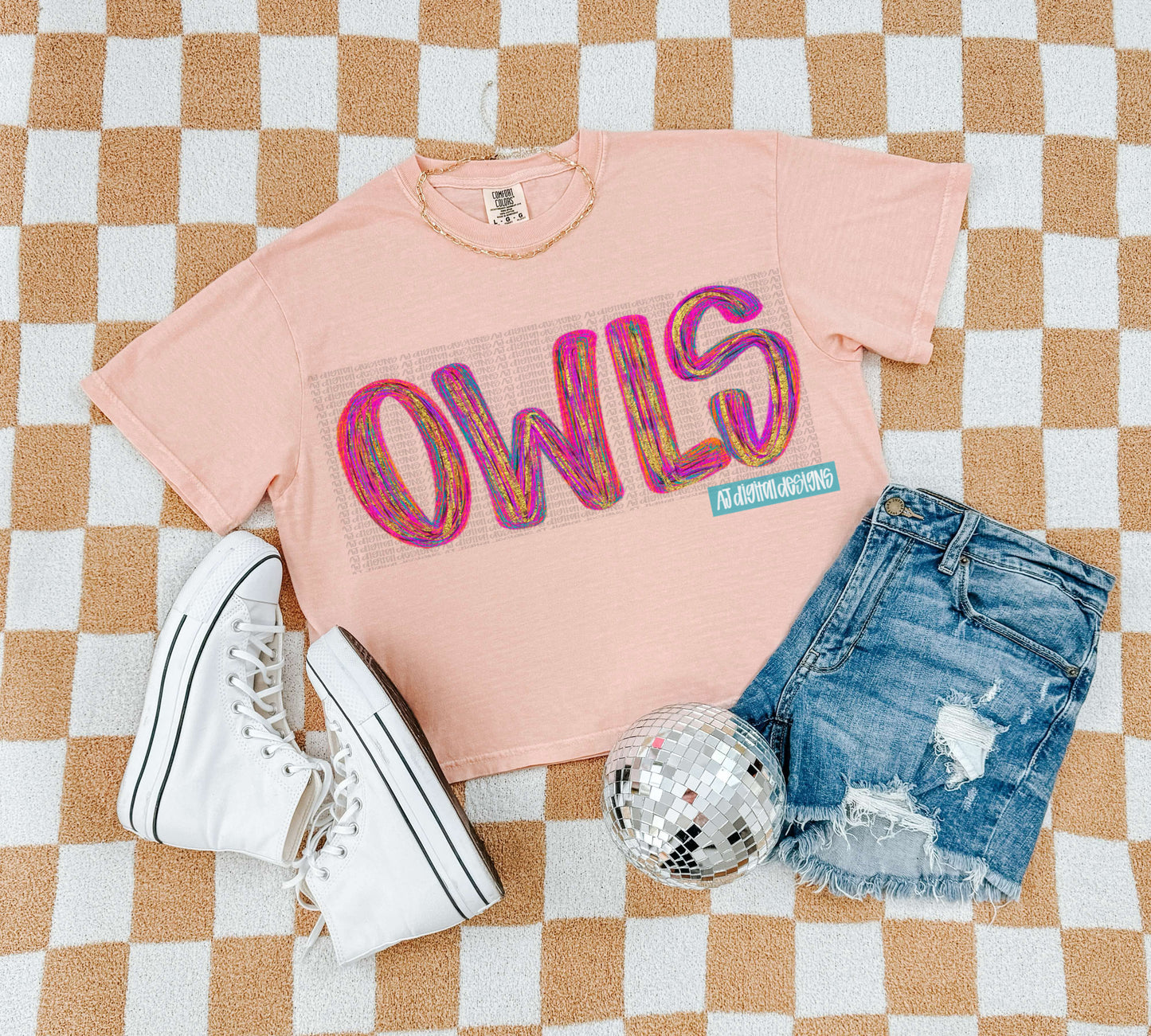 Owls Purple Layered