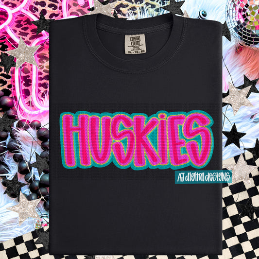Huskies Layered
