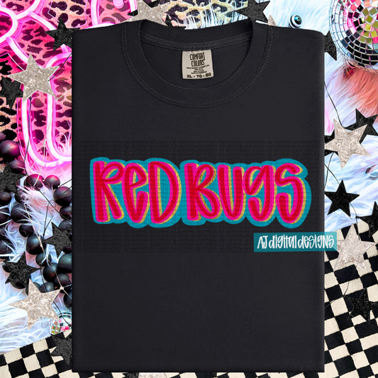 Red Bugs Layered